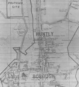 Huntly map