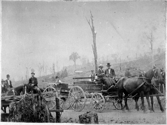 mail delivery in Pohangina Valley c 1907